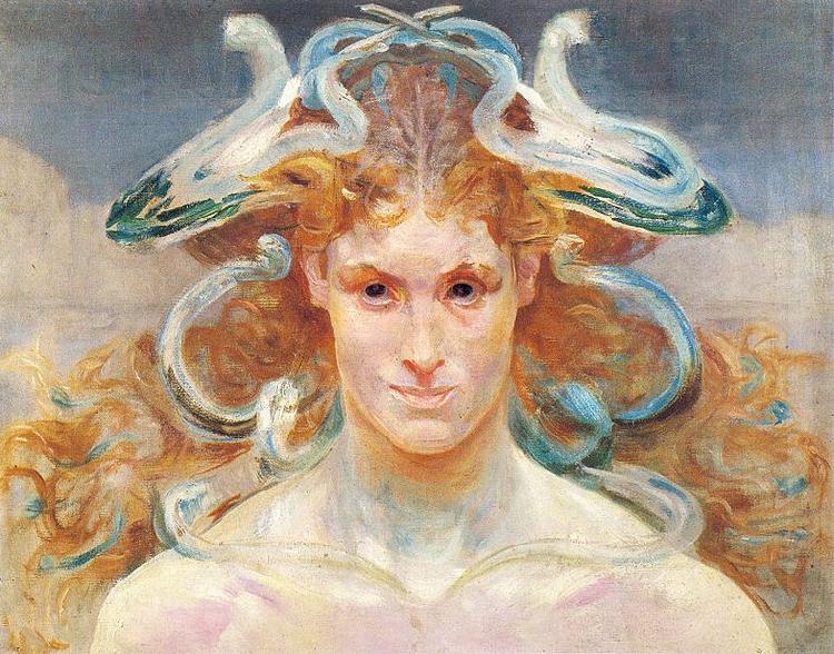 Jacek Malczewski Medusa oil painting image